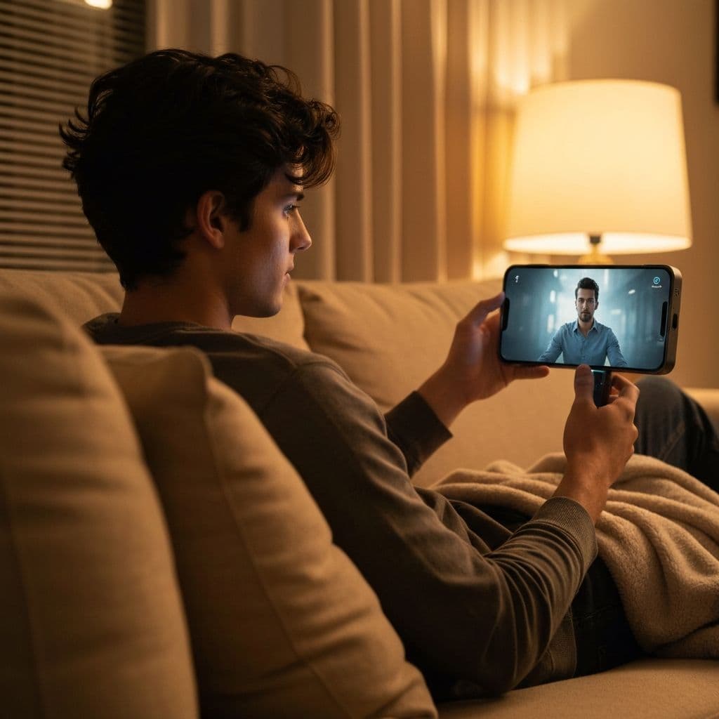 Pessoa assistindo com Cinemax 3.0